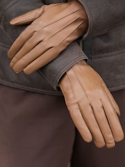 Lakeland Leather Brown Blea Classic Gloves - Image 4 of 4