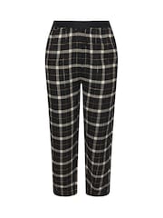 Yours Curve Black Check Pyjamas - Image 5 of 5