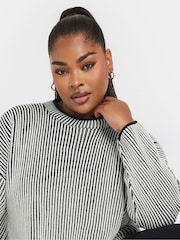 Yours Curve Black Limited Knitted Jumper - Image 5 of 6