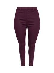 Yours Curve Red Grace Jeggings - Image 5 of 5