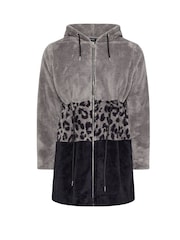 Yours Curve Grey Colour Block Jacket - Image 6 of 6