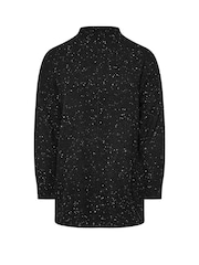 Yours Curve Black High Neck Seam Detail Jumper - Image 5 of 5