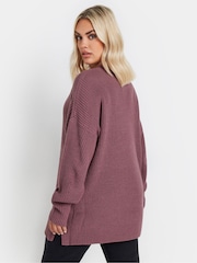 Yours Curve Pink Drop Shoulder Jumper - Image 3 of 5