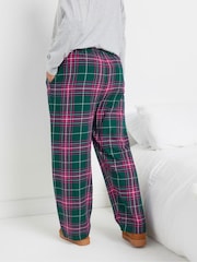 Yours Curve Pink Check Pyjamas - Image 3 of 6