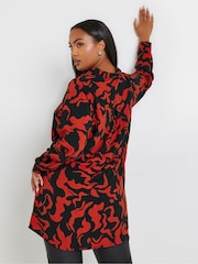 Yours Curve Black Utility Tunic Shirt - Image 3 of 5