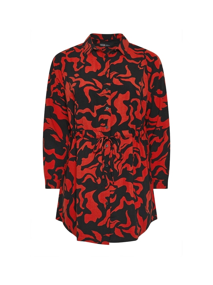 Yours Curve Black Utility Tunic Shirt - Image 5 of 5