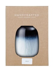 Denby Black Halo Small Barrel Vase - Image 3 of 4