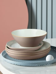 Denby 12 Piece Pink Impression Tableware Dinner Set - Image 1 of 5