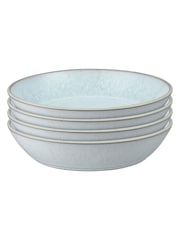 Denby Set of 4 Green Kiln Pasta Bowls - Image 2 of 5