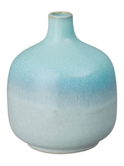 Denby Green Quartz Jade Small Square Vase - Image 2 of 3