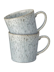 Denby Set of 2 Grey Halo Speckle Mugs - Image 2 of 3