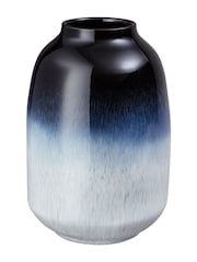 Denby Black Halo Large Barrel Vase - Image 2 of 4