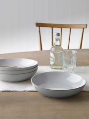 Denby Set of 4 Dove Grey Pasta Bowls - Image 1 of 4