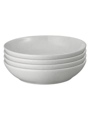 Denby Set of 4 Dove Grey Pasta Bowls - Image 2 of 4