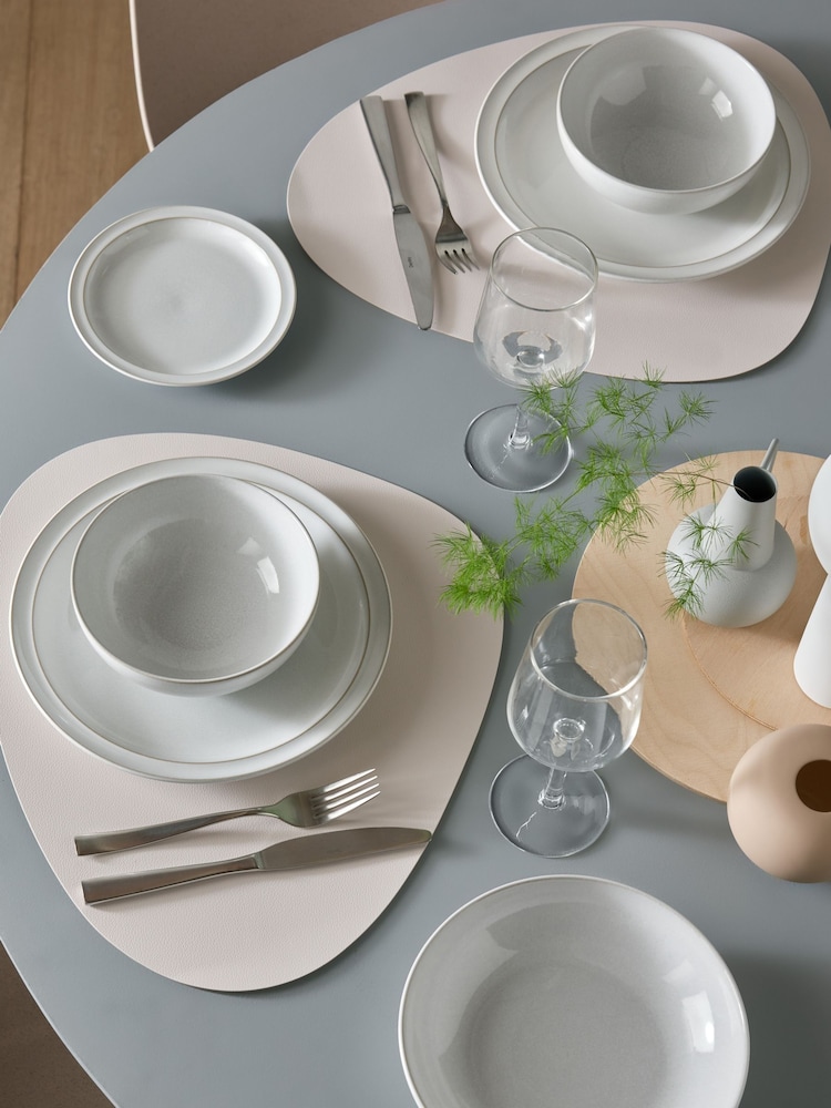 Denby Set of 4 Dove Grey Pasta Bowls - Image 4 of 4