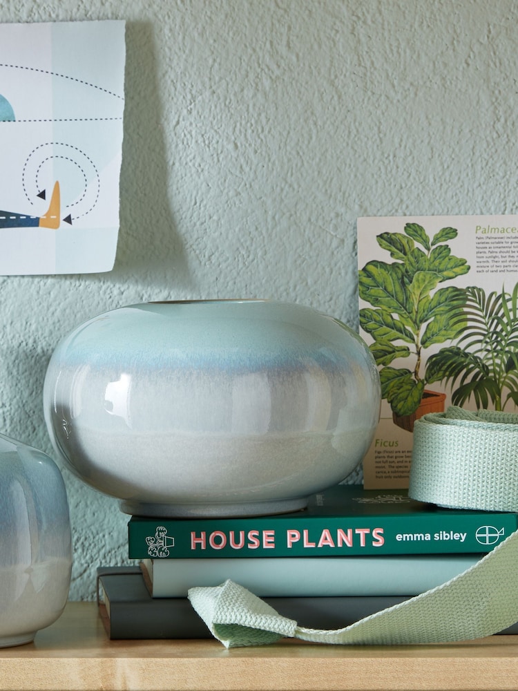 Denby Quartz Jade Small Pebble Vase - Image 1 of 3