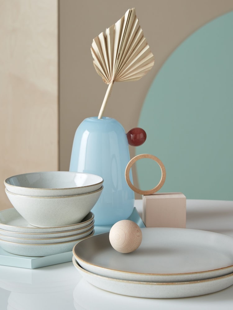 Denby 12 Piece Cream Impression Tableware Dinner Set - Image 1 of 5