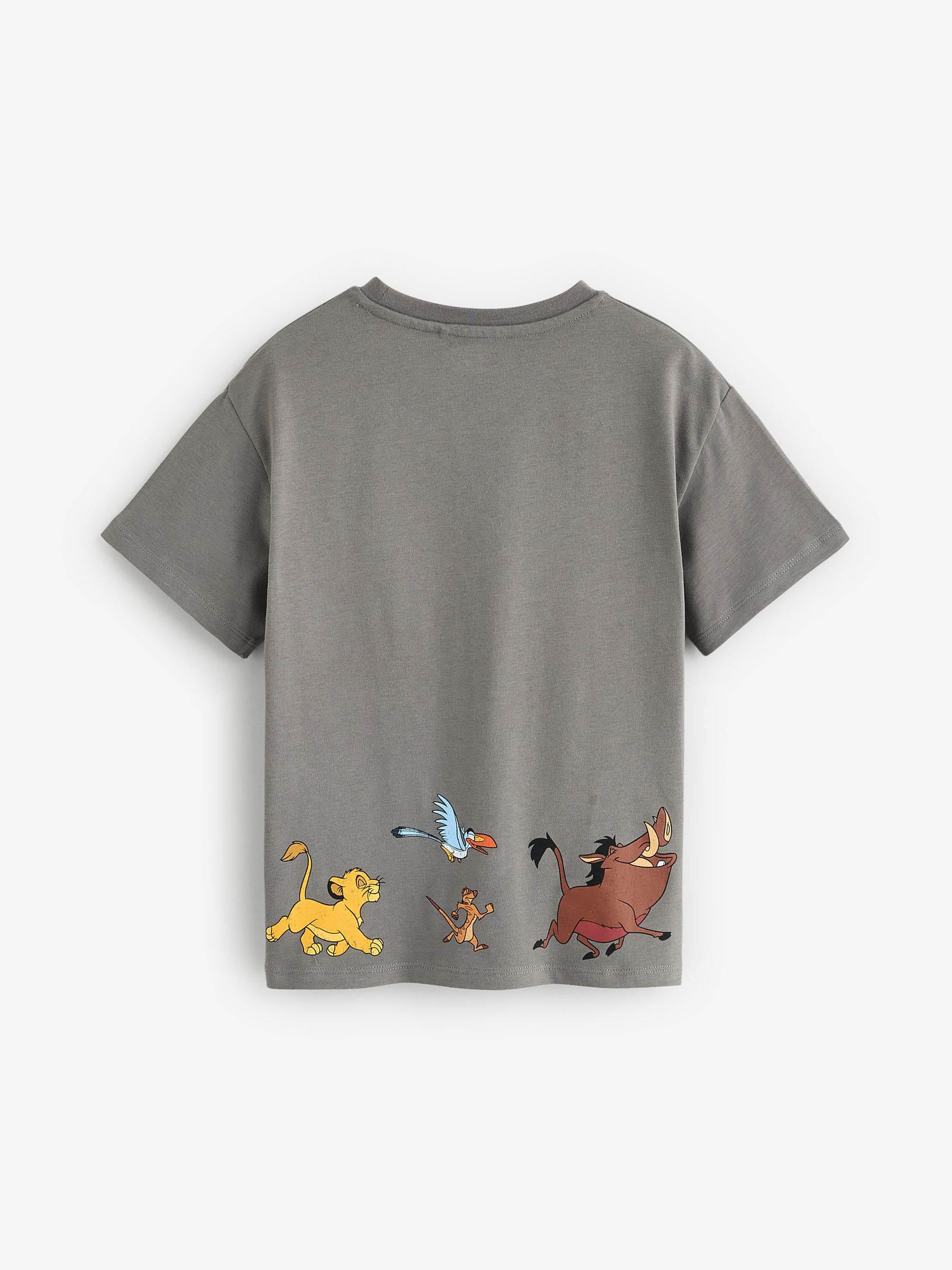 Buy Charcoal Grey Oversized Lion King License 100% Cotton T