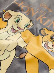 Antraciet - Oversized gelicenseerd Lion King 100% katoenen T-shirt (3 - 16 jr) - Image 4 of 4