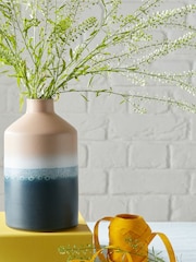 Denby Pink Mineral Blush Large Bottle Vase - Image 1 of 3