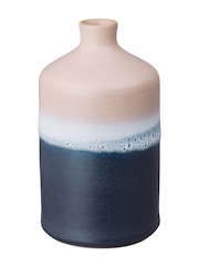 Denby Pink Mineral Blush Large Bottle Vase - Image 2 of 3