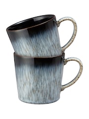 Denby Set of 2 Black Halo Mugs - Image 4 of 4