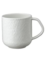 Denby Set of 2 White Carve Large Mugs - Image 3 of 3