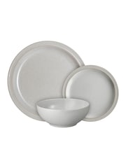 Denby 12 Piece Dove Grey Tableware Dinner Set - Image 4 of 4