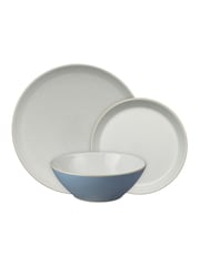 Denby 12 Piece Blue Impression Tableware Dinner Set - Image 3 of 5