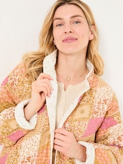FatFace Evie Multi Quilted Patchwork Jacket - Image 6 of 8