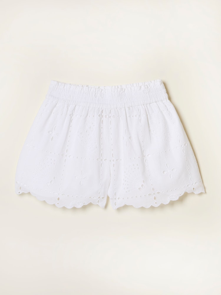 FatFace White Beachwear Shell Cutwork Short - Image 5 of 5