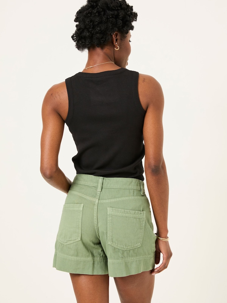 FatFace Broadway Mint Green Woven Shorts - Image 2 of 5