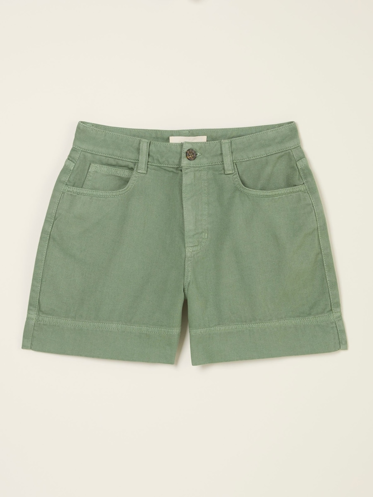 FatFace Broadway Mint Green Woven Shorts - Image 5 of 5