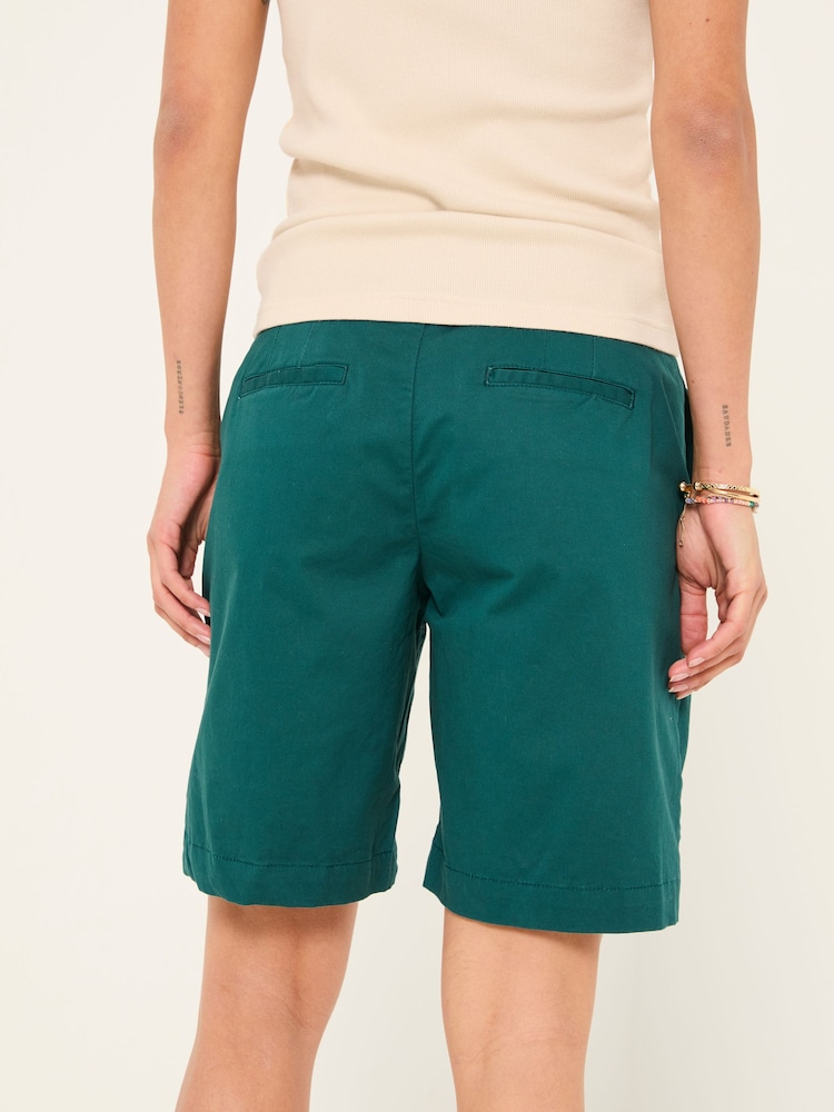 FatFace Sandown Teal Blue Chino Shorts - Image 2 of 6