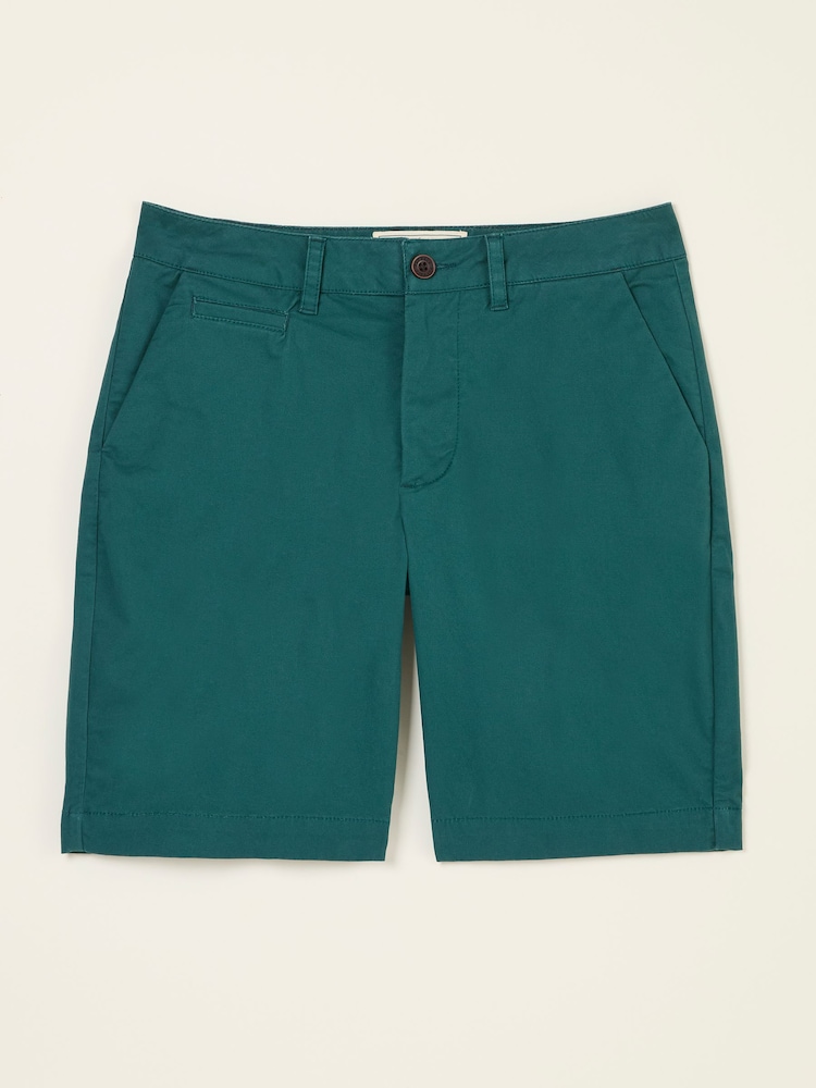 FatFace Sandown Teal Blue Chino Shorts - Image 6 of 6