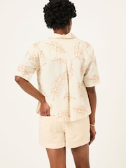 FatFace Ashby Natural Drawstring Shorts - Image 2 of 5