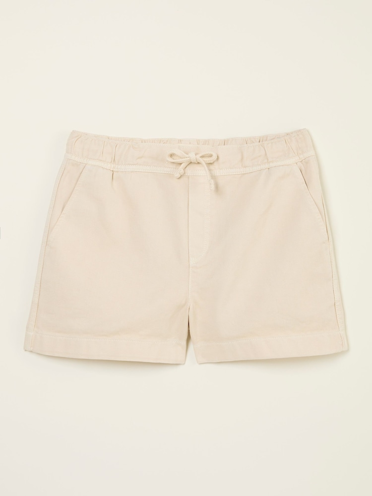 FatFace Ashby Natural Drawstring Shorts - Image 5 of 5