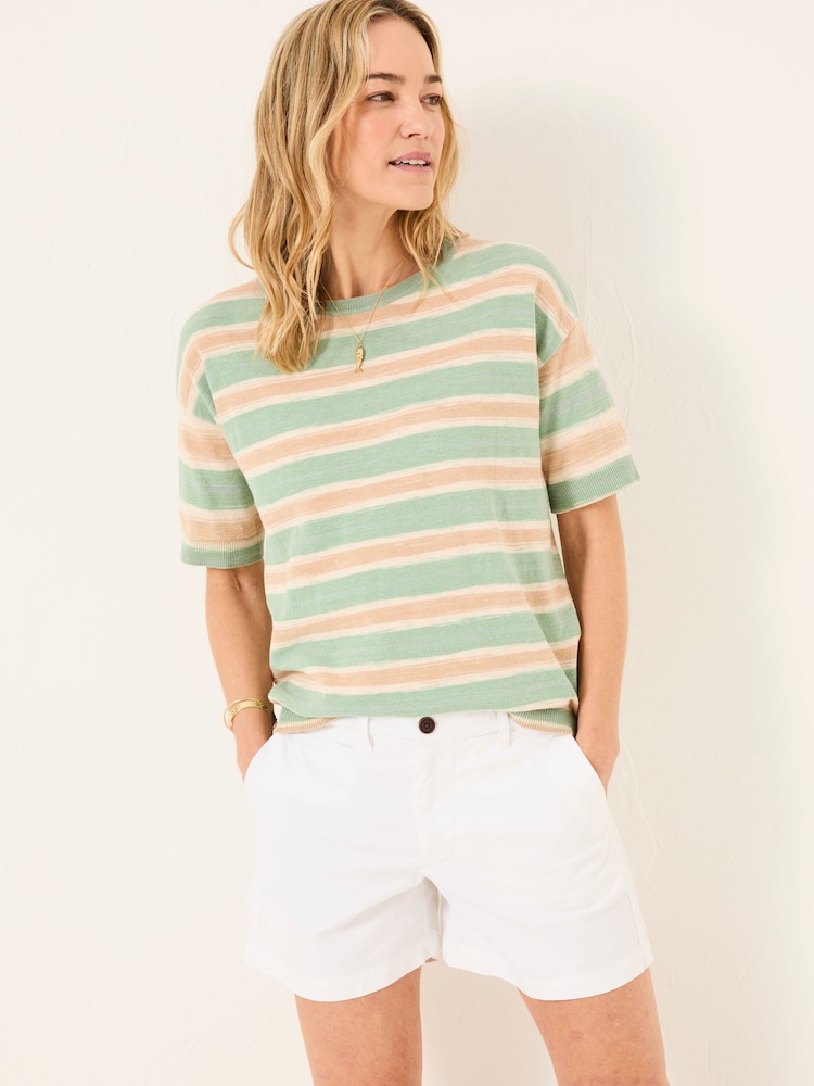 FatFace Padstow White Chino Shorts - Image 1 of 6