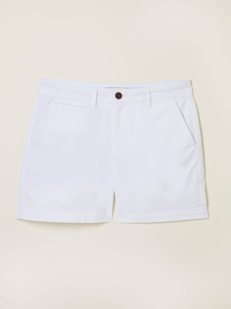 FatFace Padstow White Chino Shorts - Image 6 of 6