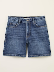 FatFace Harlyn Dark Vintage Blue Harlyn Denim Shorts - Image 5 of 5