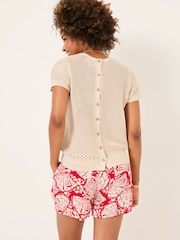 Rust Red Mono Shell Flippy Shorts - Image 2 of 5