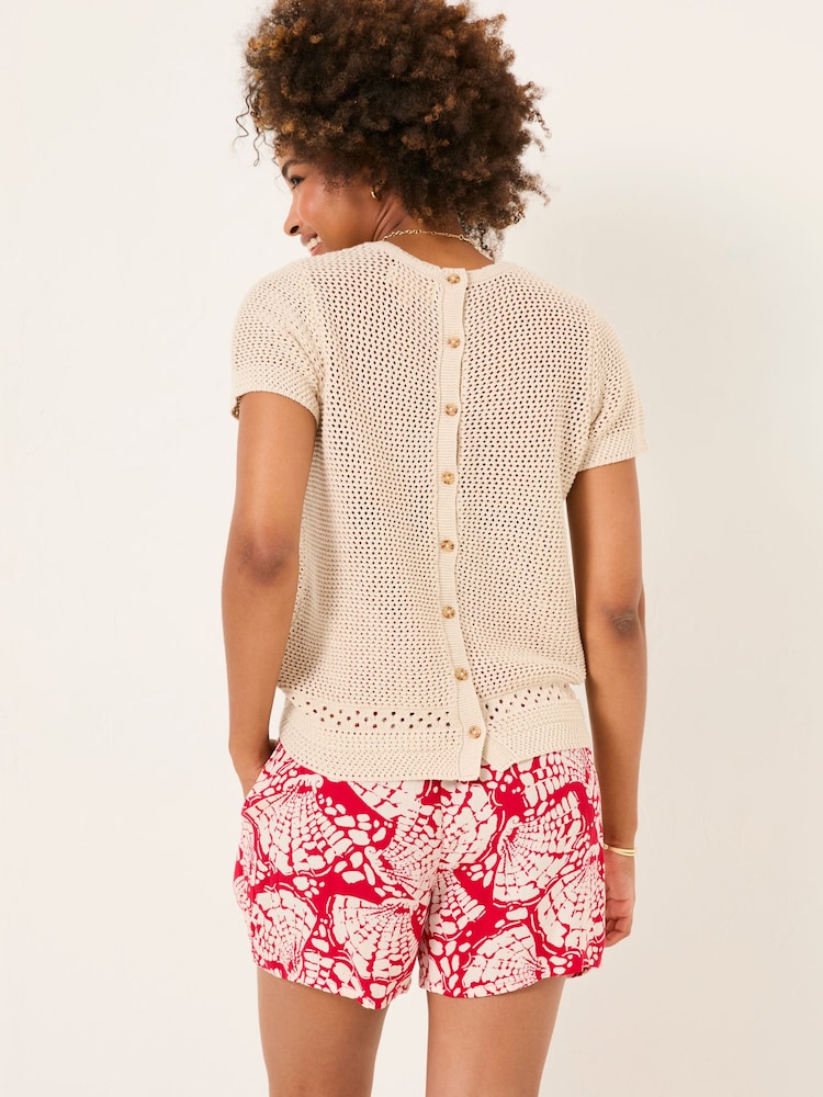 Rust Red Mono Shell Flippy Shorts - Image 2 of 5