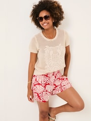 Rust Red Mono Shell Flippy Shorts - Image 3 of 5