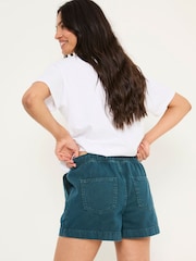 FatFace Ashby Teal Blue Drawstring Shorts - Image 2 of 6