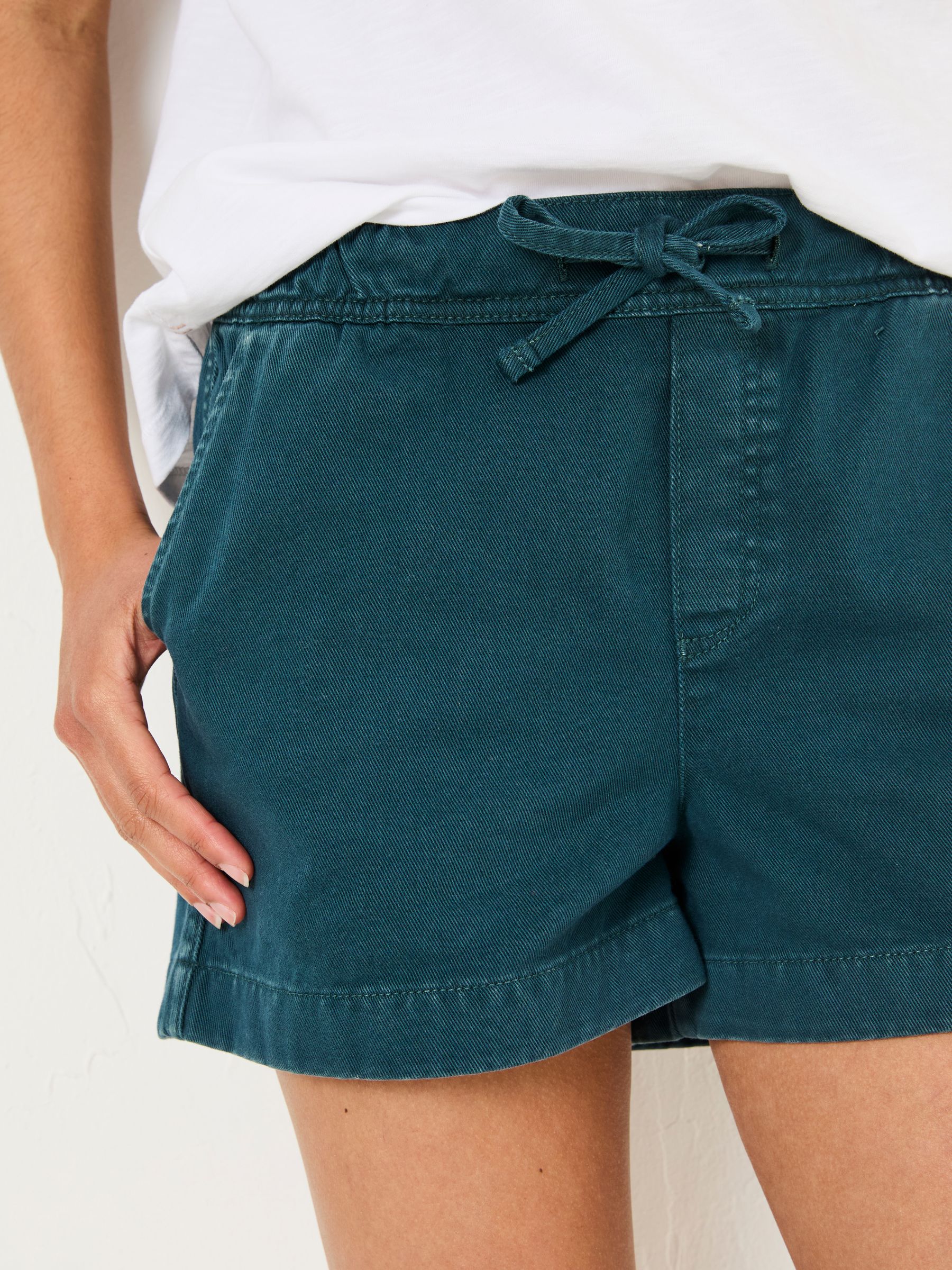 Blue Drawstring Buy FatFace Ashby Teal Blue Drawstring Shorts from the Next UK online shop