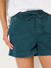 FatFace Ashby Teal Blue Drawstring Shorts - Image 5 of 6