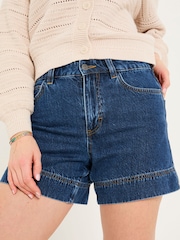 FatFace Broadway Denim Vintage 100% Cotton Denim Shorts - Image 4 of 9