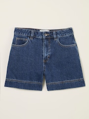 FatFace Broadway Denim Vintage 100% Cotton Denim Shorts - Image 9 of 9