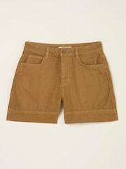 FatFace Broadway Golden Tan Woven Shorts - Image 5 of 5