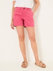 FatFace Padstow Dark Pink Chino Shorts - Image 1 of 6
